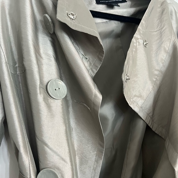 COFFEE SHOP LONG GREY BLAZER - Picture 2 of 3